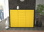 Highboard Ramona, Gelb Front (136x108x35cm) - Dekati GmbH