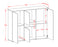 Highboard Maila, Beton Maße (136x108x35cm) - Dekati GmbH