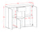 Highboard Nuria, Beton Maße (136x108x35cm) - Dekati GmbH