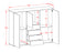 Highboard Pasquale, Beton Maße (136x108x35cm) - Dekati GmbH