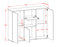 Highboard Pippa, Beton Maße (136x108x35cm) - Dekati GmbH