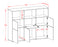 Highboard Sina, Beton Maße (136x108x35cm) - Dekati GmbH