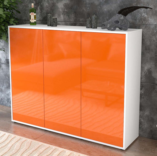 Highboard Luzia, Orange Studio (136x108x35cm) - Dekati GmbH