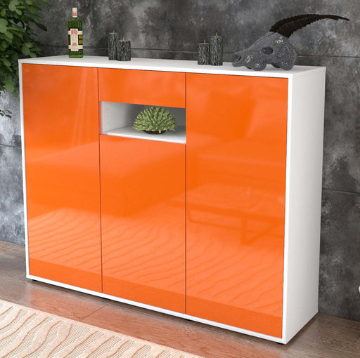 Highboard Madalena, Orange Studio (136x108x35cm) - Dekati GmbH