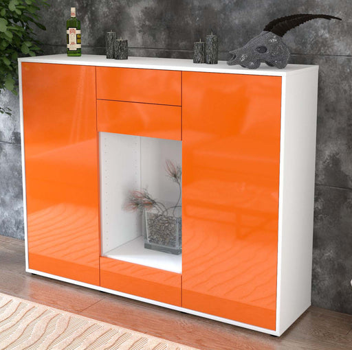 Highboard Marika, Orange Studio (136x108x35cm) - Dekati GmbH
