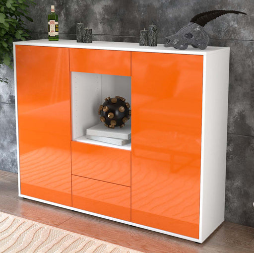 Highboard Ortensia, Orange Studio (136x108x35cm) - Dekati GmbH
