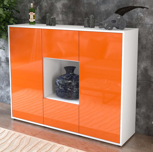 Highboard Priscilla, Orange Studio (136x108x35cm) - Dekati GmbH