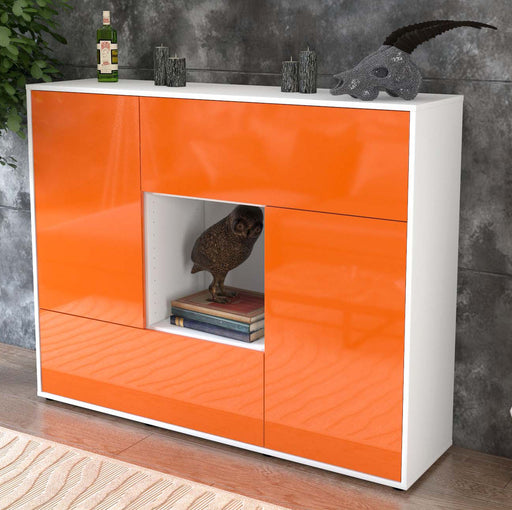 Highboard Vicky, Orange Studio (136x108x35cm) - Dekati GmbH