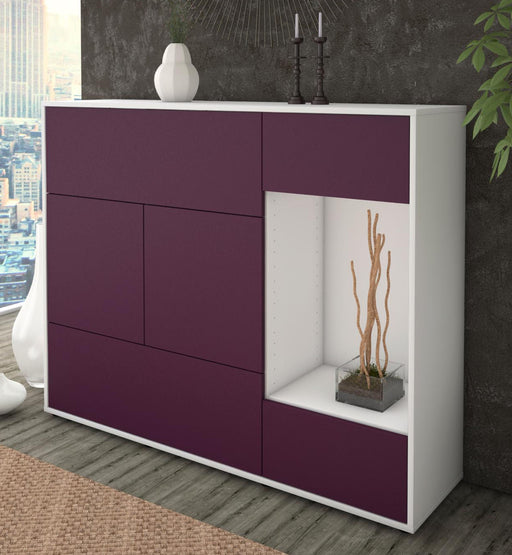 Highboard Violetta, Lila Studio (136x108x35cm) - Dekati GmbH