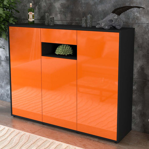 Highboard Madalena, Orange Studio (136x108x35cm) - Dekati GmbH