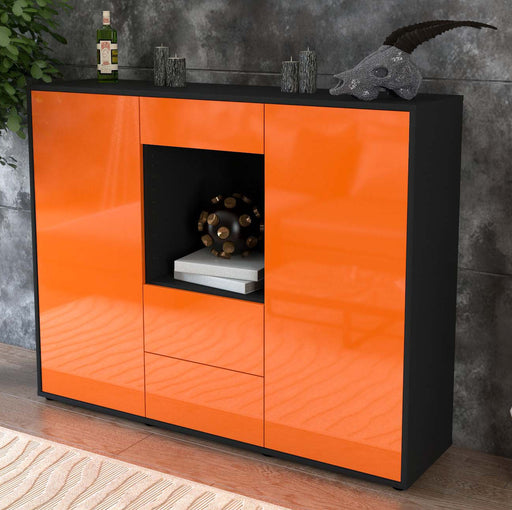 Highboard Ortensia, Orange Studio (136x108x35cm) - Dekati GmbH