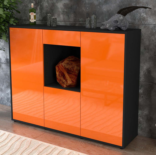 Highboard Peppina, Orange Studio (136x108x35cm) - Dekati GmbH