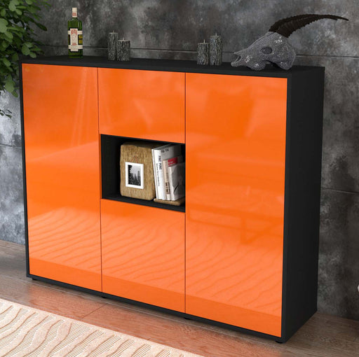Highboard Pippa, Orange Studio (136x108x35cm) - Dekati GmbH