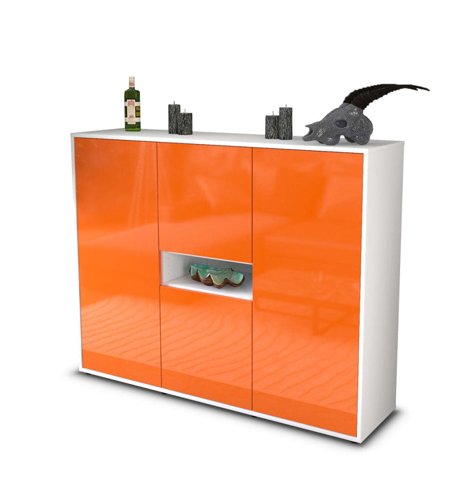 Highboard Maila, Orange Seite (136x108x35cm) - Dekati GmbH