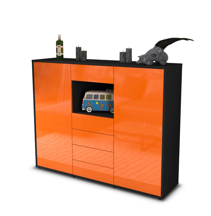 Highboard Marie, Orange Seite (136x108x35cm) - Dekati GmbH