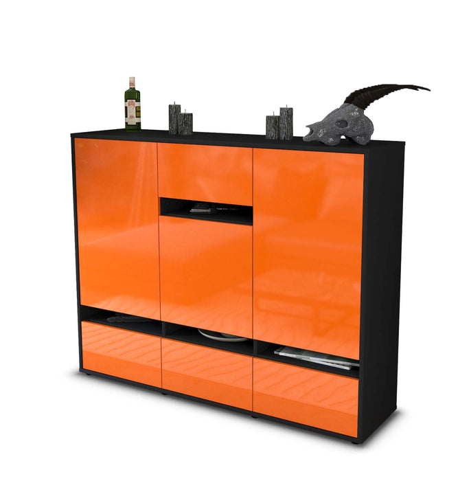 Highboard Mona, Orange Seite (136x108x35cm) - Dekati GmbH
