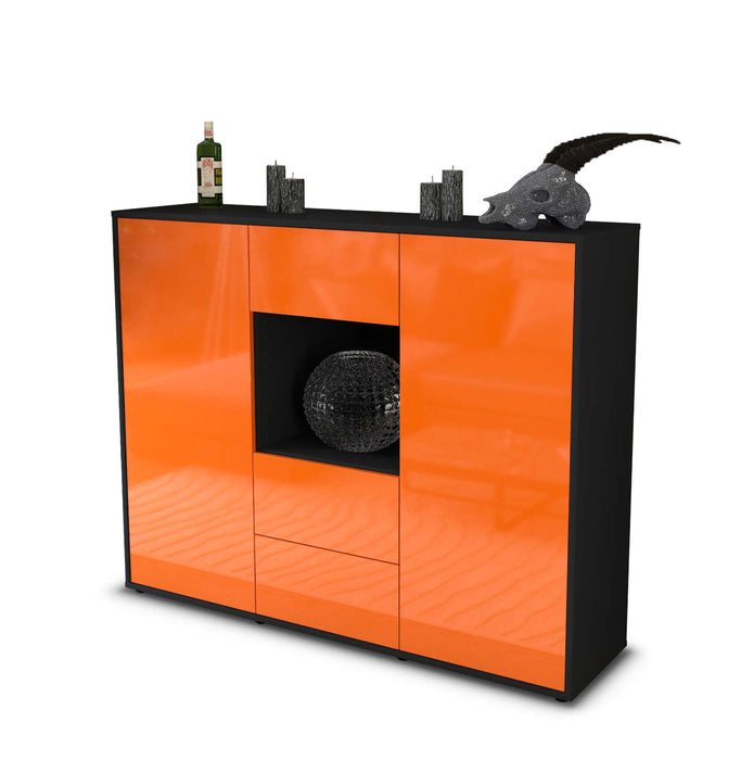 Highboard Noemi, Orange Seite (136x108x35cm) - Dekati GmbH