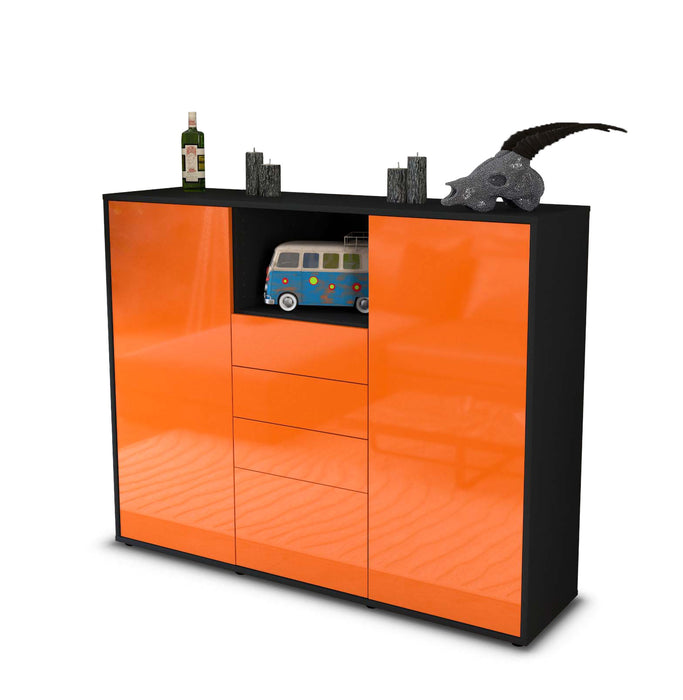 Highboard Rebecca, Orange Seite (136x108x35cm) - Dekati GmbH
