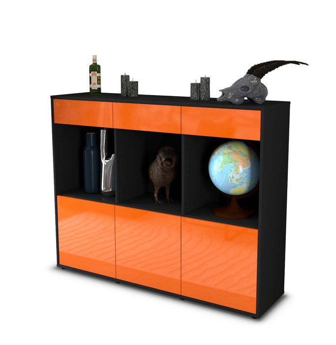 Highboard Selina, Orange Seite (136x108x35cm) - Dekati GmbH