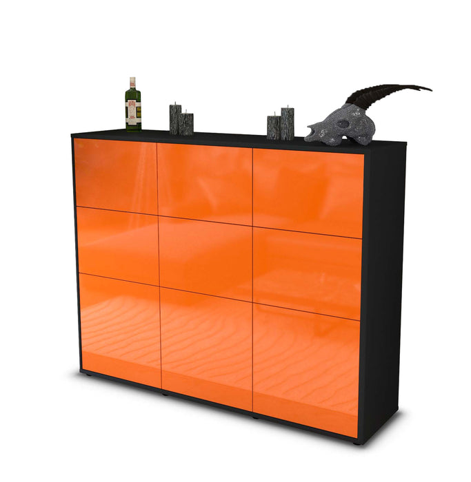 Highboard Silvana, Orange Seite (136x108x35cm) - Dekati GmbH