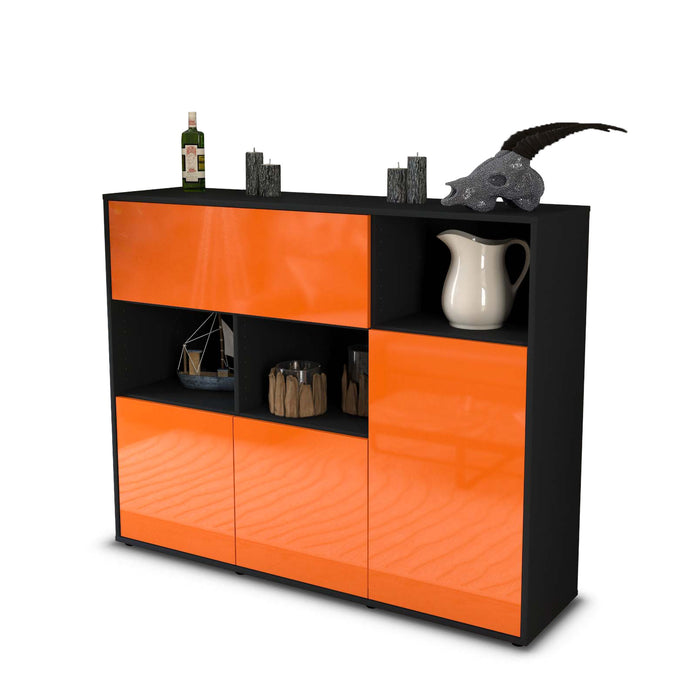 Highboard Valenzia, Orange Seite (136x108x35cm) - Dekati GmbH