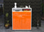 Highboard Ilaria, Orange Front (92x108x35cm) - Dekati GmbH