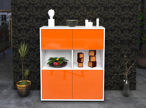 Highboard Ina, Orange Front (92x108x35cm) - Dekati GmbH