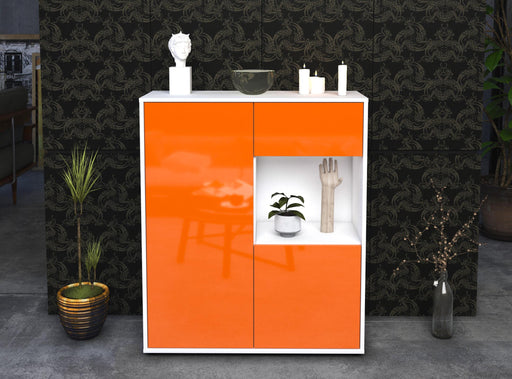 Highboard Larina, Orange Front (92x108x35cm) - Dekati GmbH