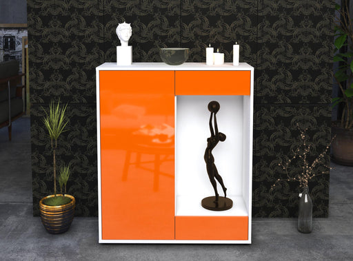 Highboard Lorenza, Orange Front (92x108x35cm) - Dekati GmbH