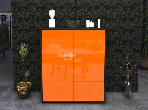 Highboard Ida, Orange Front (92x108x35cm) - Dekati GmbH