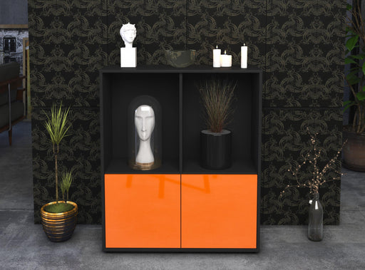 Highboard Ivona, Orange Front (92x108x35cm) - Dekati GmbH