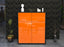 Highboard Julietta, Orange Front (92x108x35cm) - Dekati GmbH