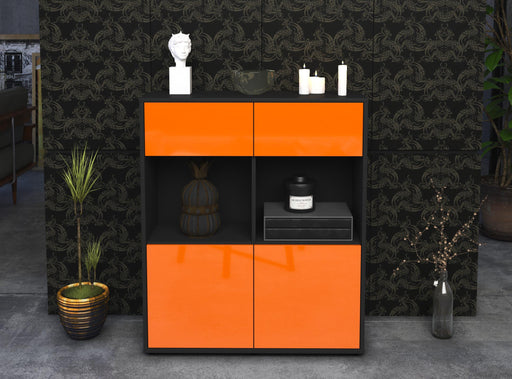 Highboard Ketty, Orange Front (92x108x35cm) - Dekati GmbH