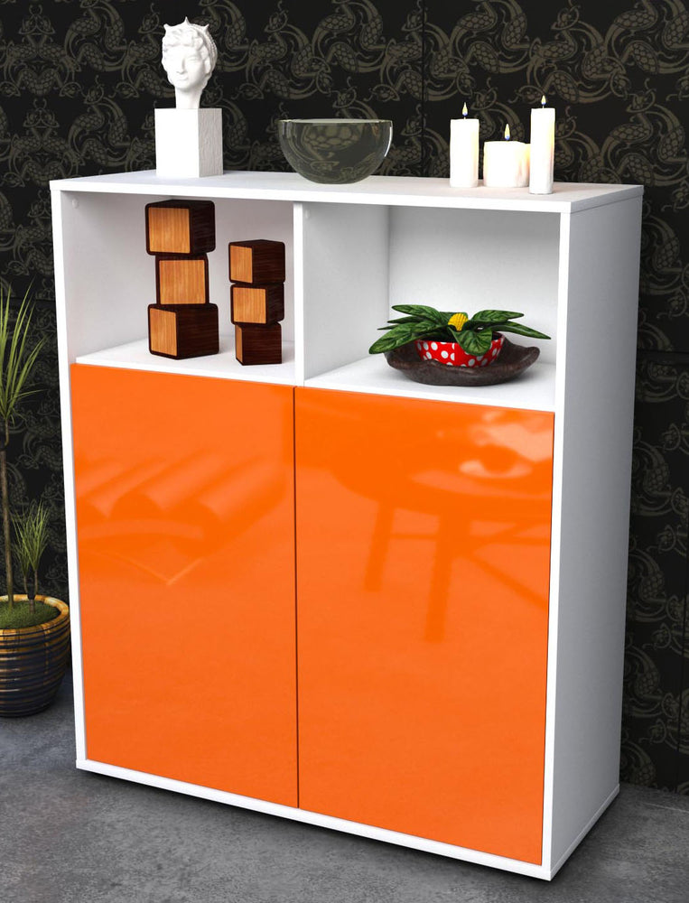 Highboard Giovanna, Orange Seite (92x108x35cm) - Dekati GmbH