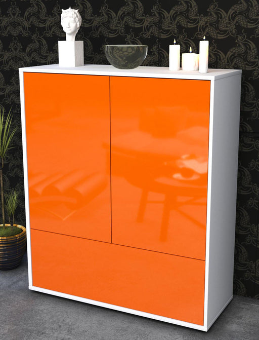 Highboard Grazia, Orange Seite (92x108x35cm) - Dekati GmbH