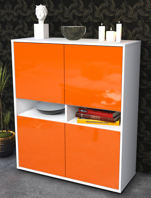 Highboard Innocenza, Orange Seite (92x108x35cm) - Dekati GmbH