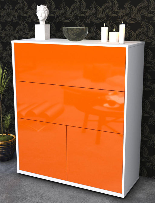 Highboard Isabella, Orange Seite (92x108x35cm) - Dekati GmbH