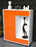 Highboard Lorenza, Orange Seite (92x108x35cm) - Dekati GmbH