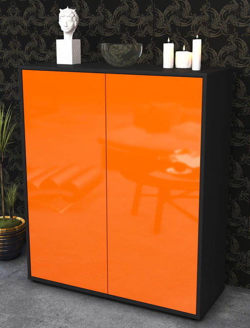 Highboard Gioia, Orange Seite (92x108x35cm) - Dekati GmbH