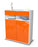 Highboard Ignazia, Orange Studio (92x108x35cm) - Dekati GmbH