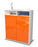 Highboard Jade, Orange Studio (92x108x35cm) - Dekati GmbH