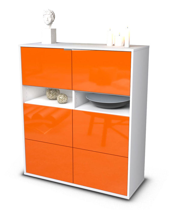 Highboard Jasmin, Orange Studio (92x108x35cm) - Dekati GmbH