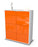 Highboard Jessica, Orange Studio (92x108x35cm) - Dekati GmbH