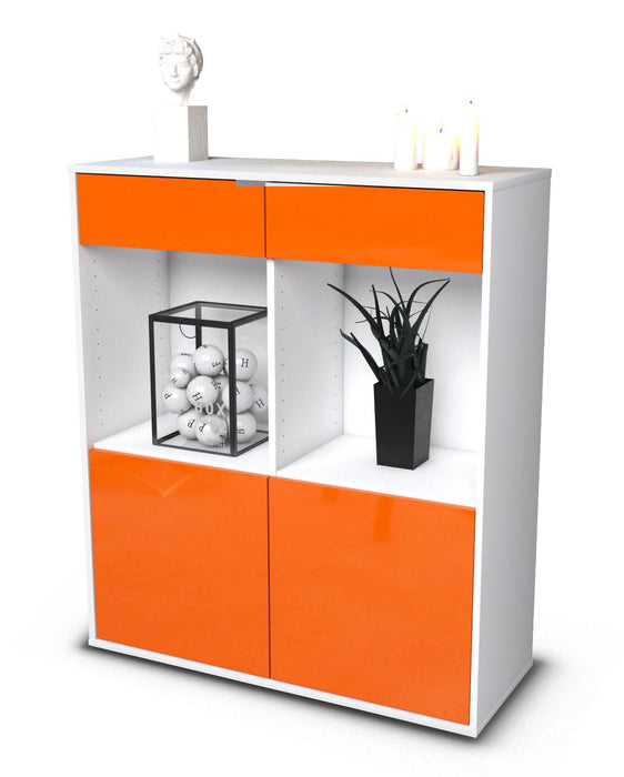Highboard Joana, Orange Studio (92x108x35cm) - Dekati GmbH