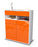 Highboard Jolina, Orange Studio (92x108x35cm) - Dekati GmbH