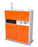 Highboard Josefina, Orange Studio (92x108x35cm) - Dekati GmbH