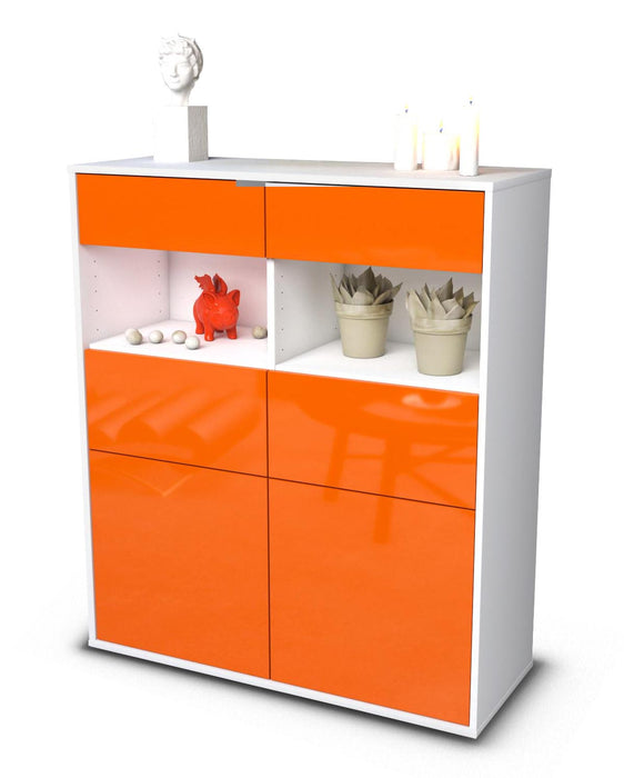 Highboard Karolin, Orange Studio (92x108x35cm) - Dekati GmbH