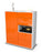 Highboard Larissa, Orange Studio (92x108x35cm) - Dekati GmbH