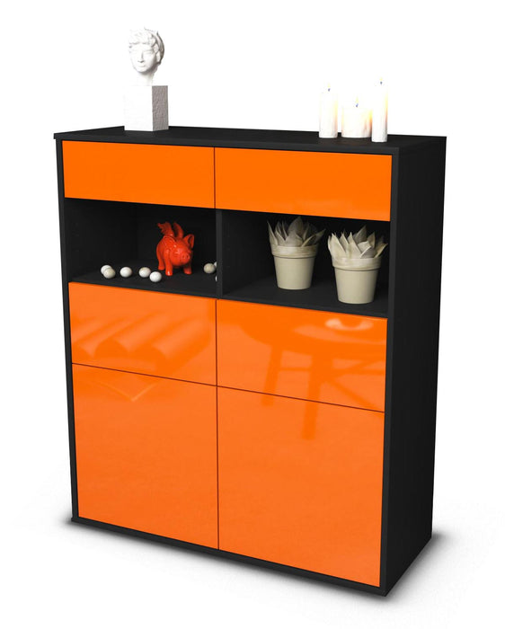 Highboard Karolin, Orange Studio (92x108x35cm) - Dekati GmbH