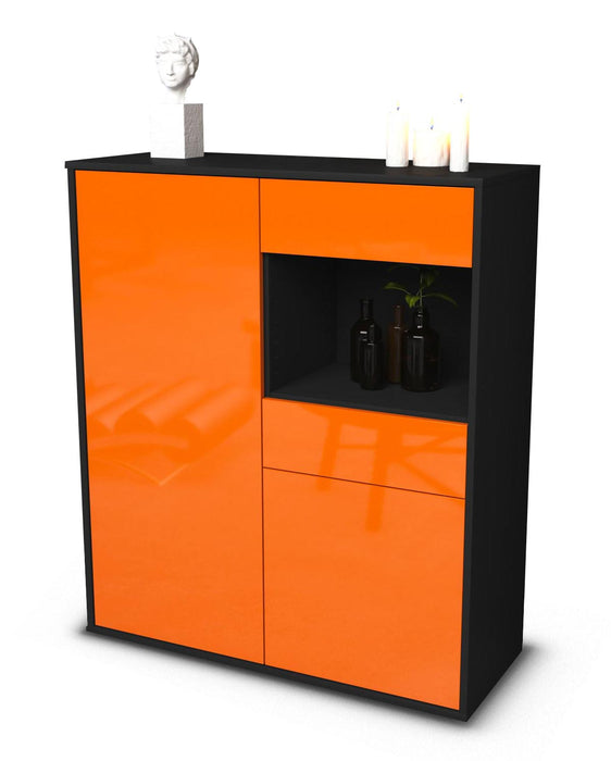 Highboard Leoni, Orange Studio (92x108x35cm) - Dekati GmbH
